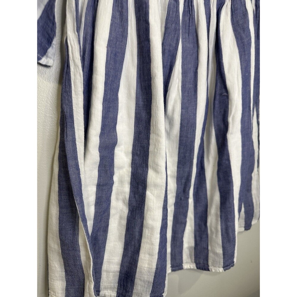Lucky Brand Womens Top Medium Peasant Cottagecore Smocking‎ Tunic Bell Sleeves - Picture 3 of 7